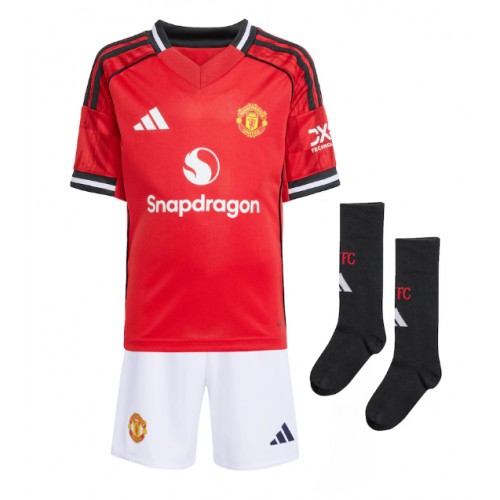 Manchester United Marcus Rashford #10 Replika Babytøj Hjemmebanesæt Børn 2025-26 Kortærmet (+ Korte bukser) Manchester United Marcus Rashford #10 Replika Babytøj Hjemmebanesæt Børn 2025-26 Kortærmet (+ Korte bukser)